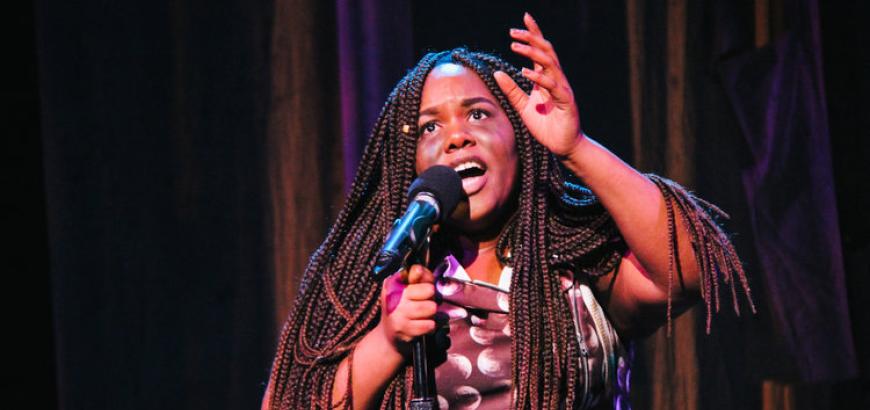Allyson Lee Brown in Trojan Women: A Love Story / Photo by Isabel Le