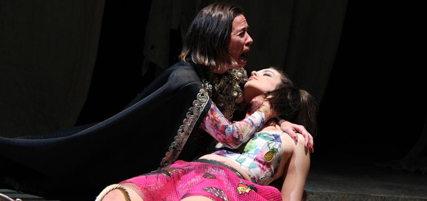 Bridget McKevitt and Annie Willis in Trojan Women: A Love Story