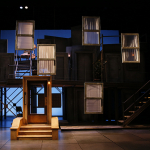 "Brooklyn Bridge" set designed by Matthew Smucker (MFA '02).