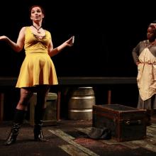 Tatiana Pavela as Canary Mary and Bria Henderson as Hester Smith