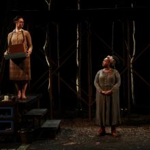 Gracia Imboden as Freedom Fund Lady and Bria Henderson as Hester Smith