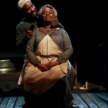 Andre Brown as Butcher and Bria Henderson as Hester Smith