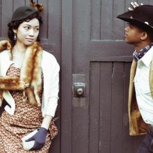Hazel Lozano and AJ Friday in 'Bus Stop' (Photo: Mike Hipple)