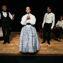 Ada and the Engine / Photo by Logan Guerrero Cast of Ada and the Engine on stage