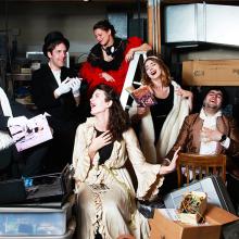 Cast members of ...And Hilarity Ensues... Photo by Mike Hipple.