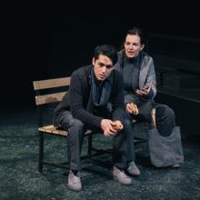 Tatiana Pavela and Josh Kenji in Maple and Vine. Photo by Isabel Le. 