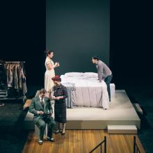 Set design by Alex Winterle. Lighting Design by Amber Parker. Photo by Isabel Le