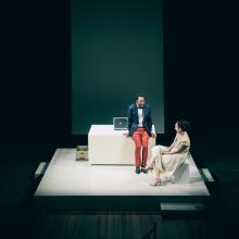 Andre Brown and Jess Moss in Maple and Vine 