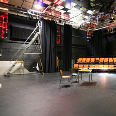 Interior panorama of The Cabaret.