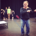 Whit MacLaughlin in the studio with NPL and PATP actors