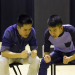 Mikko Juan (on left) and Simon Tran in rehearsal for Yellow Face